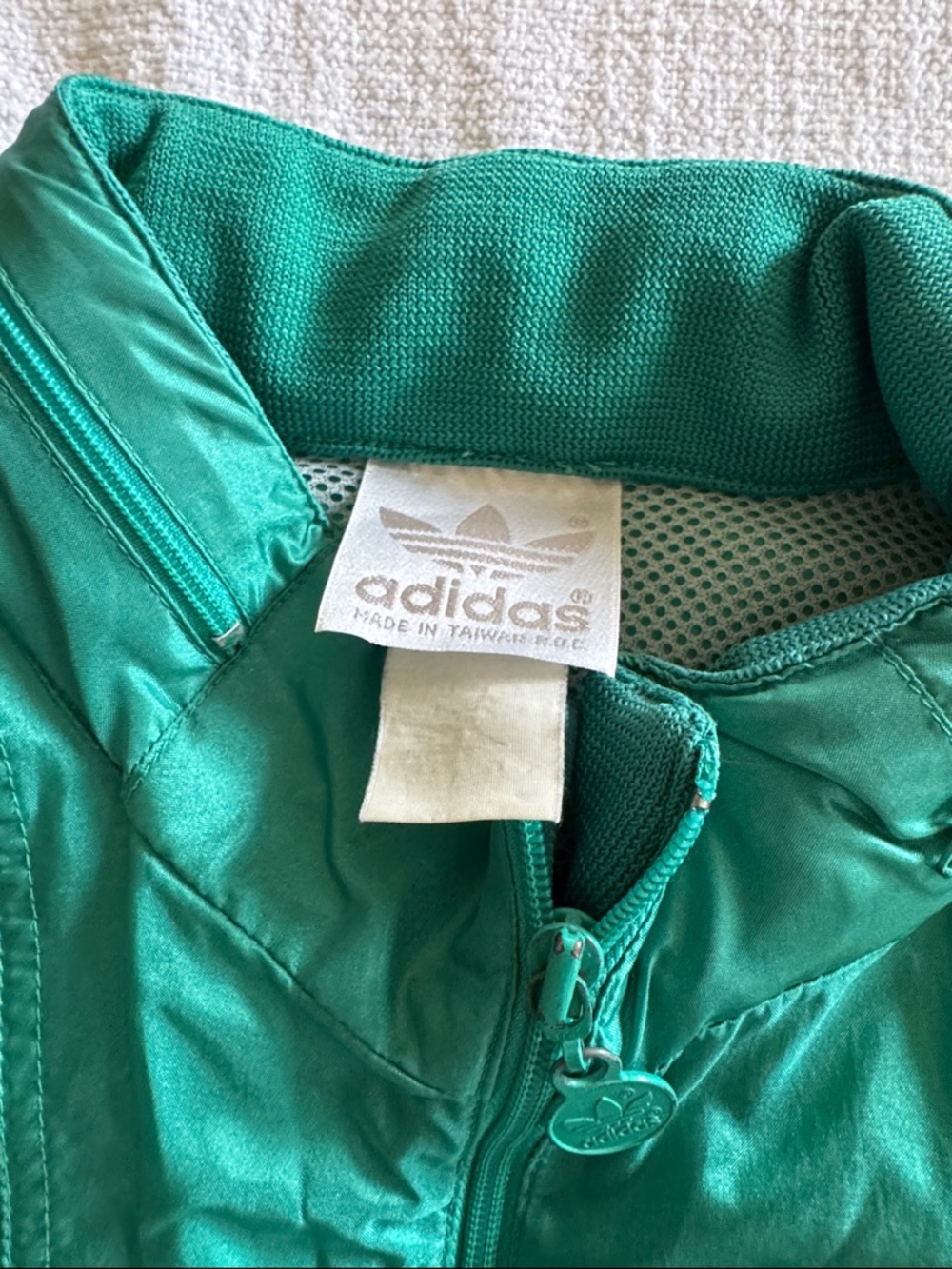90’s Team Adidas originals vintage Hooded windbreaker men’s Large - Picture 2 of 4